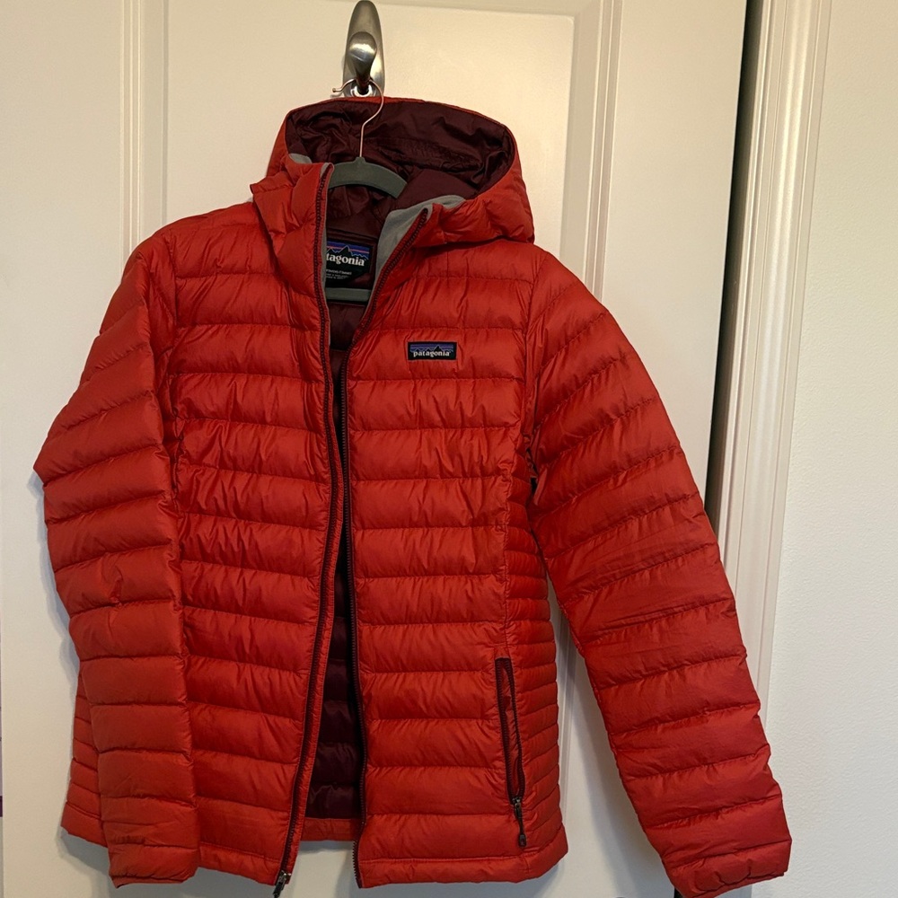 Patagonia down sweater hoodie, rare color